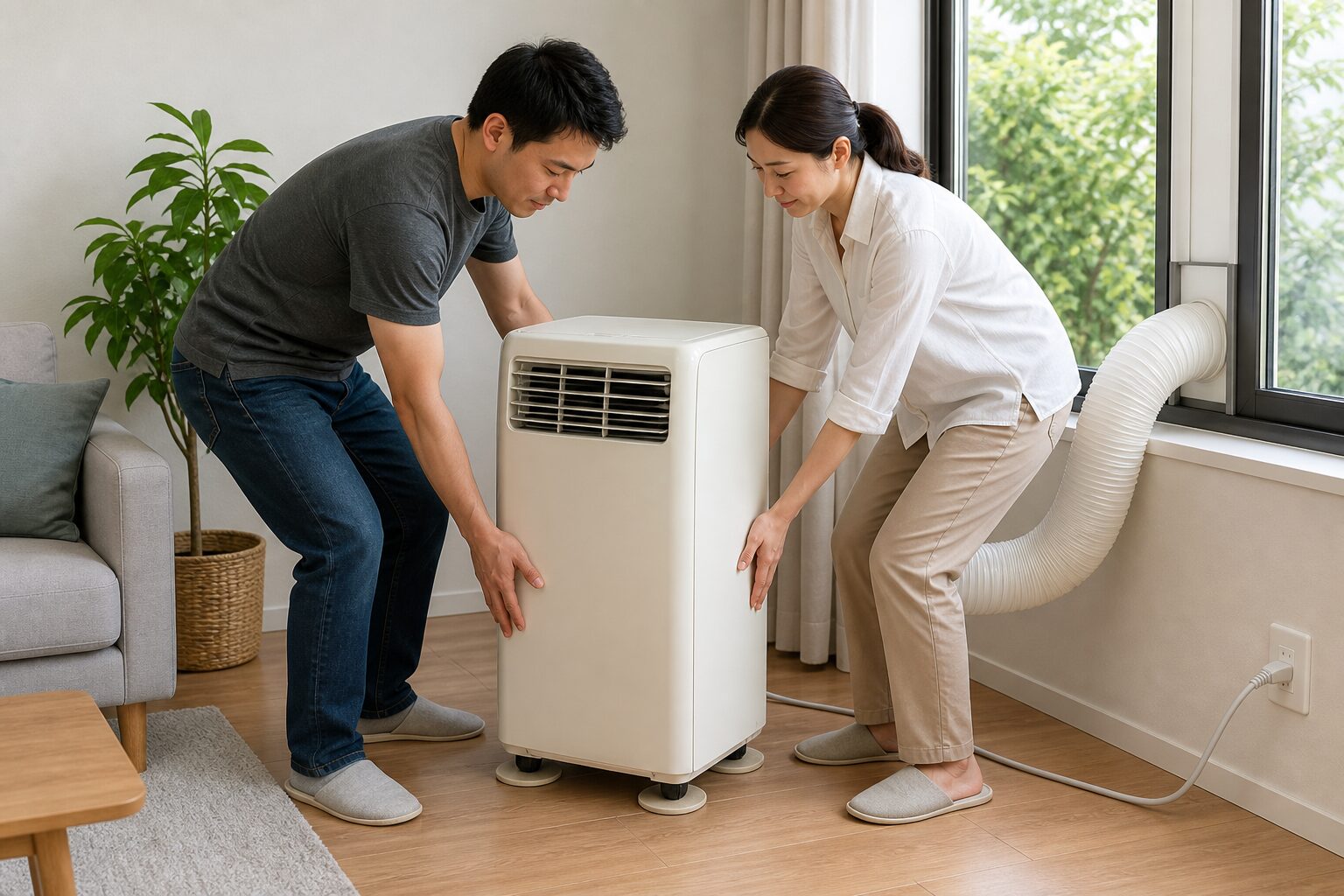 幅300×奥行316×高さ696mm・20.5kg・AC100V・コード1.5mを測る図