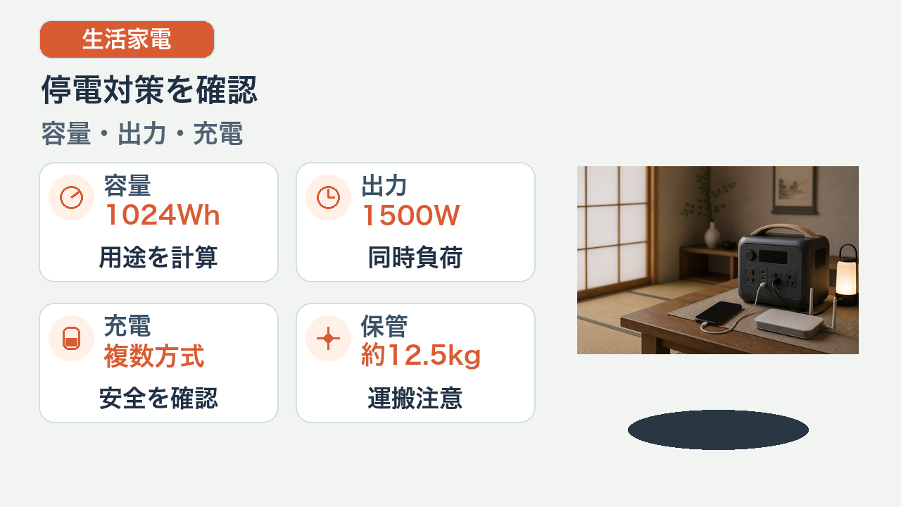 EcoFlow DELTA 3 Plusの容量・出力・充電方法を確認する購入ガイド